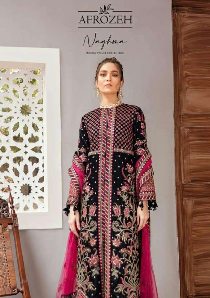Naghma Luxury Velvet By Afrozeh